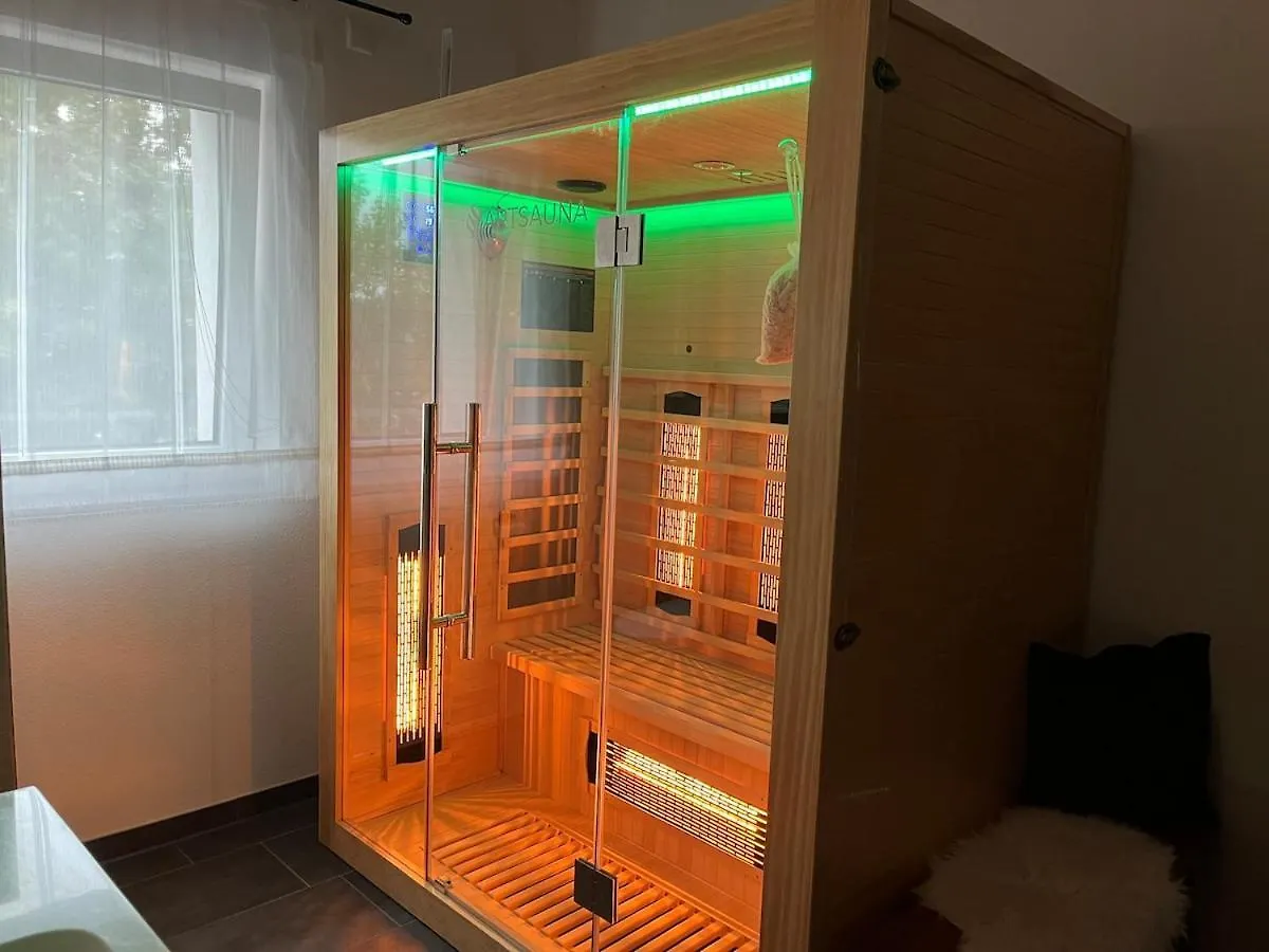 Neue Moderne Ferienwohnung Mit Infrarot Sauna Hengersberg Apartament