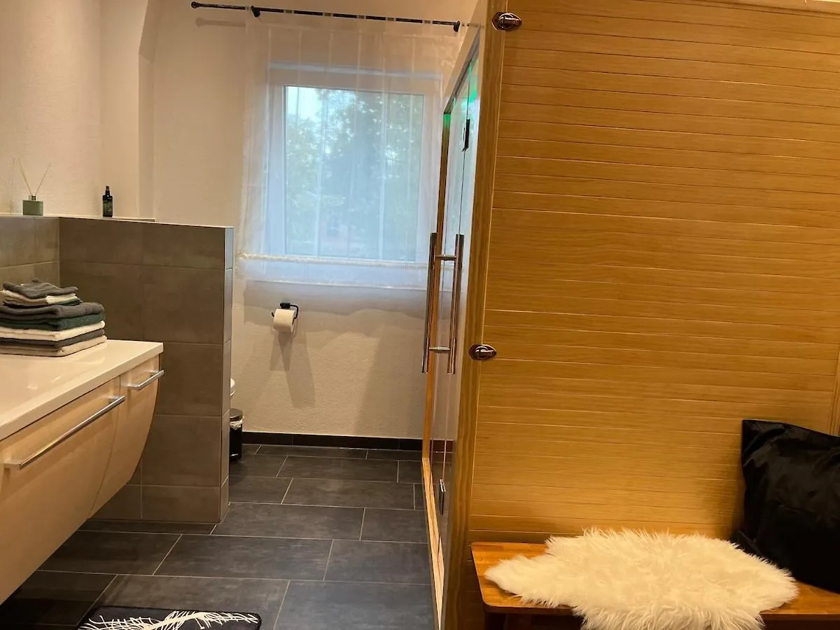 Neue Moderne Ferienwohnung Mit Infrarot Sauna Hengersberg Apartament